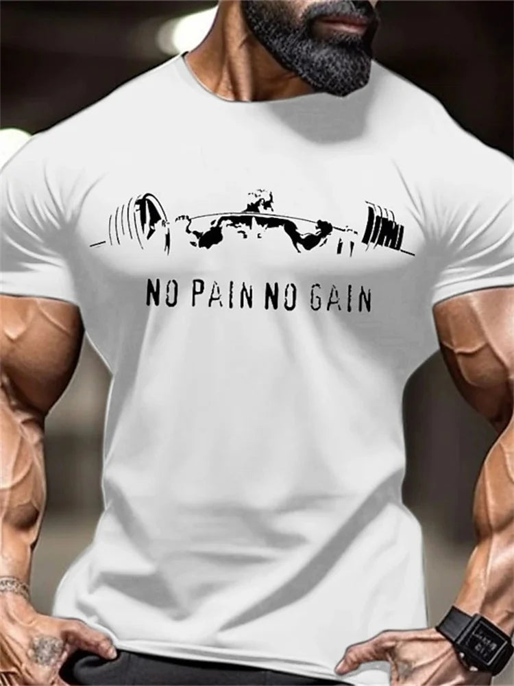 Nouveau T-shirt de Fitness pour Homme, Maillot de Sport Féroce pour la Gym, Haut à Manches Courtes à Séchage Rapide, Col Rond, Vêtements d'Entraînement de Compétition de Fitness