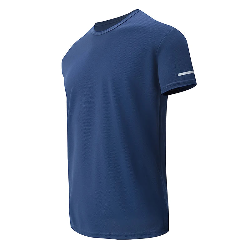 Lot de 2/4/6 t-shirts à manches courtes et col rond pour homme, couleur unie, avec poignets imprimés, style décontracté et sportif pour jeunes