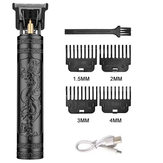 Tondeuse à cheveux Portable T9 Vintage, tondeuse à cheveux, charge rapide USB, rasoir de barbier, tondeuse à cheveux sans fil pour hommes