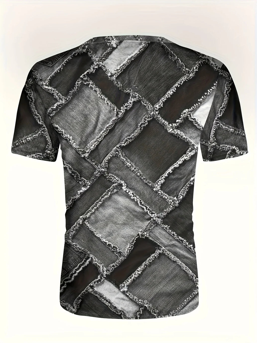 T-shirt graphique homme à col rond avec impression fantaisie, haut d'été à manches courtes pour homme, haut doux, tendance et confortable, vêtements de sport