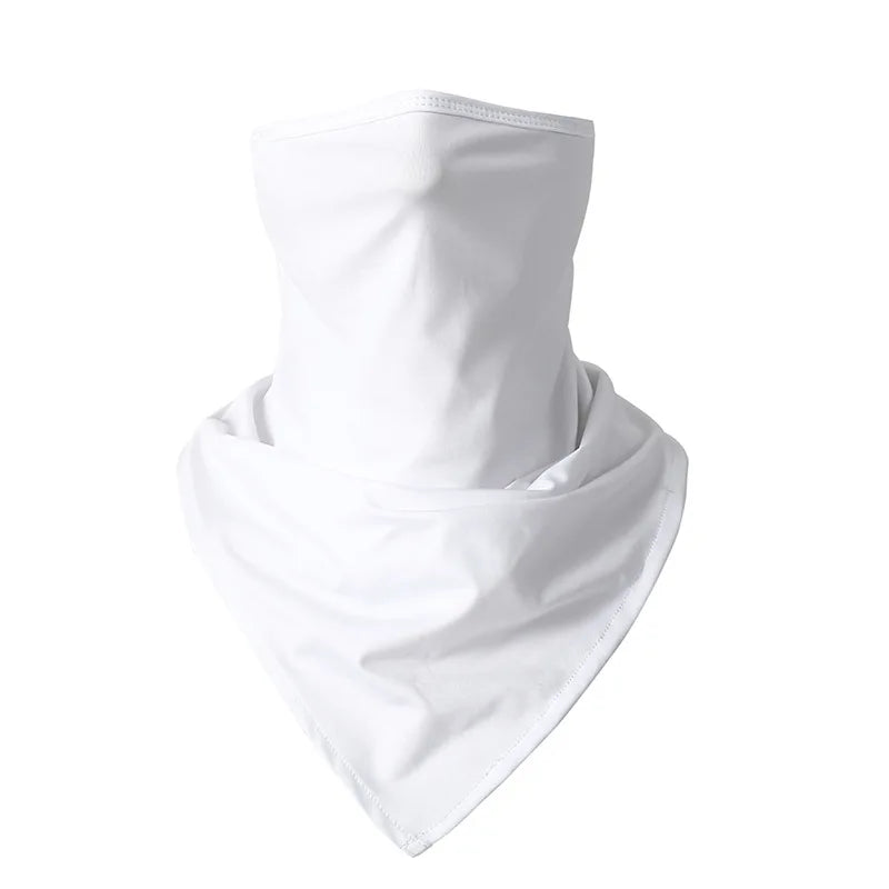 Cache-cou UV rafraîchissant pour l'été, masque de protection solaire avec boucles d'oreilles pour le cyclisme, la randonnée, les sports de plein air, séchage rapide, bandana respirant