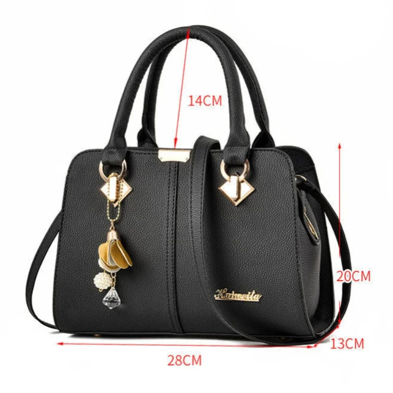 Nouveau sac à bandoulière pour femme, grande capacité, sac à main pour femme, sac à bandoulière en PU, sac seau portable, sacs messager pour dames, sacs cabas