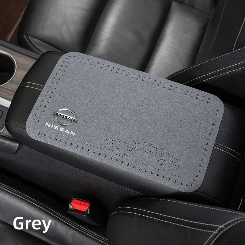 Coussin rehausseur d'accoudoir de voiture en cuir universel pour Nissan X-Trail Qashqai Micra NOTE Patrol Pulsar NISMO