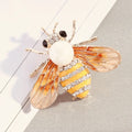 Fashion Cute Mini Bee Insect Series Rhinestone Brooch Pins Simple Personality Metal Brooches For Women Jewelry Dropshipping