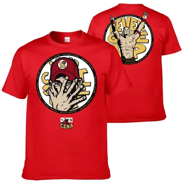 T-shirt homme bleu clair John Sena farewell tour Toronto Haut de sport respirant et à séchage rapide pour l'été