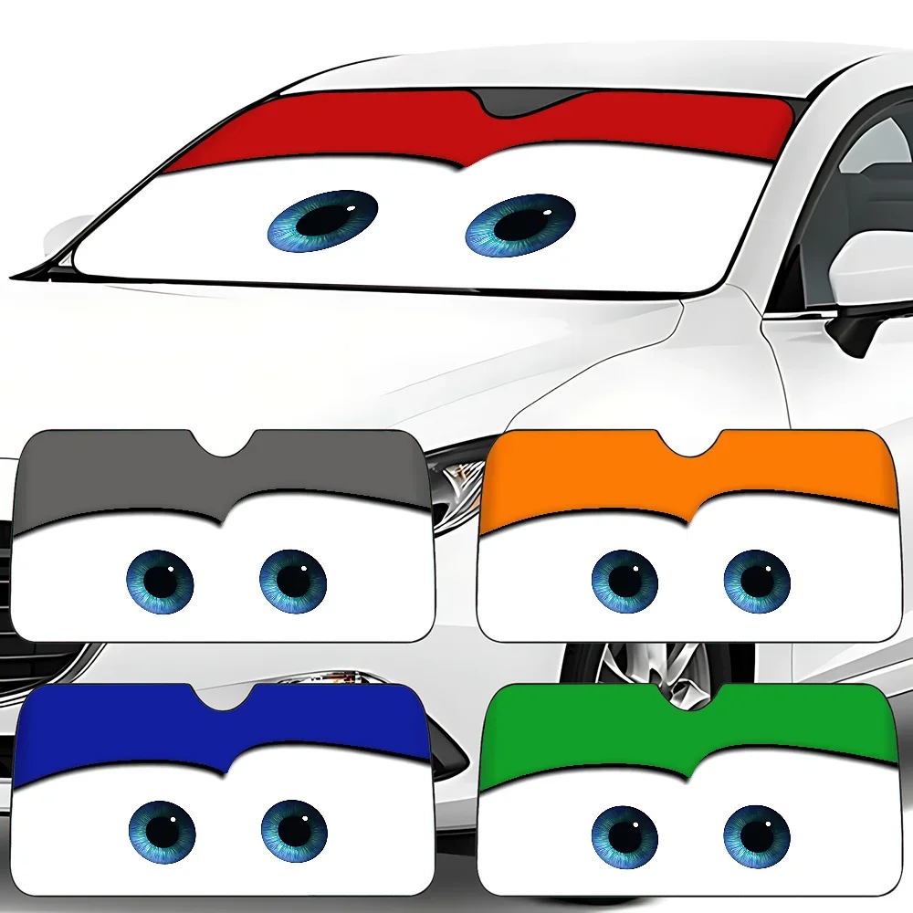 Protection solaire de voiture 4 couleurs yeux pare-brise chauffant pare-soleil de voiture couverture de pare-brise pare-soleil automatique housses de voiture