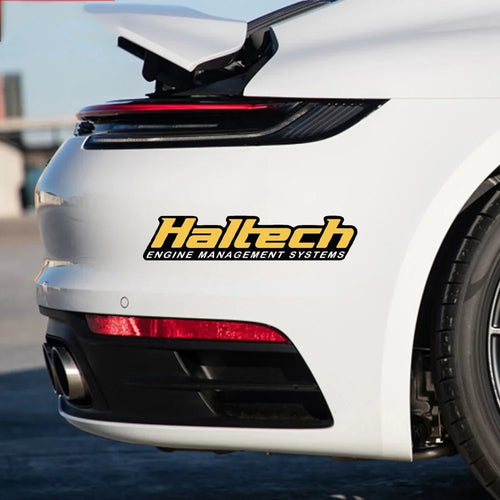 1 autocollant tendance de la marque Haltech, design accrocheur pour la personnalisation de véhicules, parfait pour les passionnés de tuning