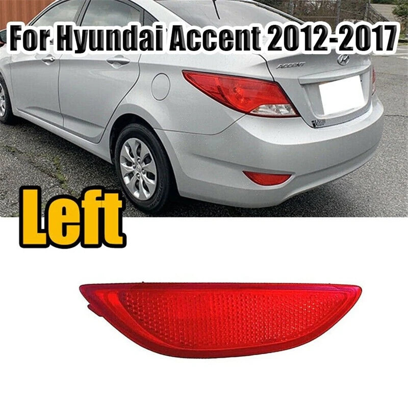 Réflecteur de pare-chocs arrière gauche/droit pour Hyundai Accent Berline 2012 2013 2014 2015 2016 2017 924051R000 924061R000