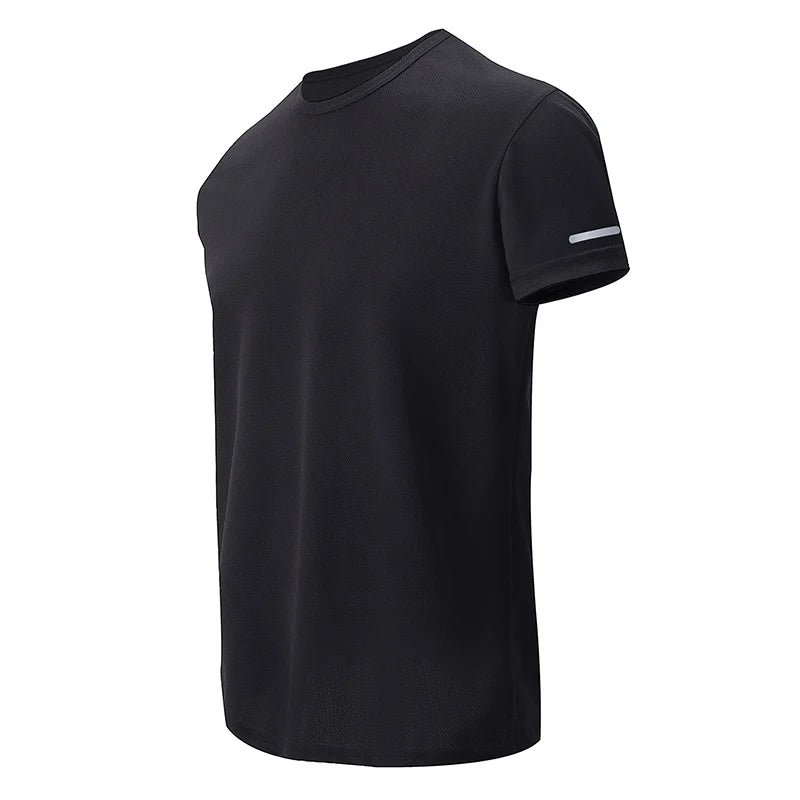 Lot de 2/4/6 t-shirts à manches courtes et col rond pour homme, couleur unie, avec poignets imprimés, style décontracté et sportif pour jeunes