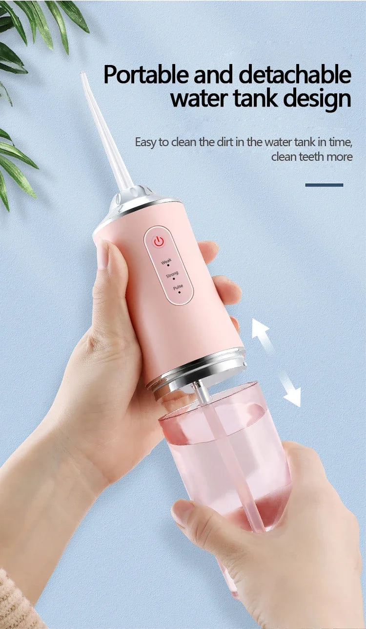 Hydropulseur Jet dentaire Soin des dents Brossette Nettoyage Dentaire Blanchiment des dents Appareils de nettoyage