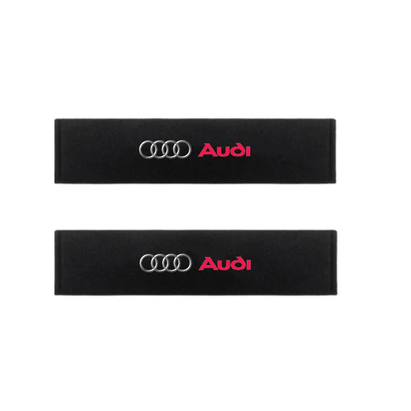 Housse de ceinture de sécurité pour voiture, coussin de sangle d'épaule, appuie-tête pour Audi A3 A4 A6 A5 Q5 B7 B6 B9 Sline S3 S4 S5 S6 Quattro RS Q3 Q7
