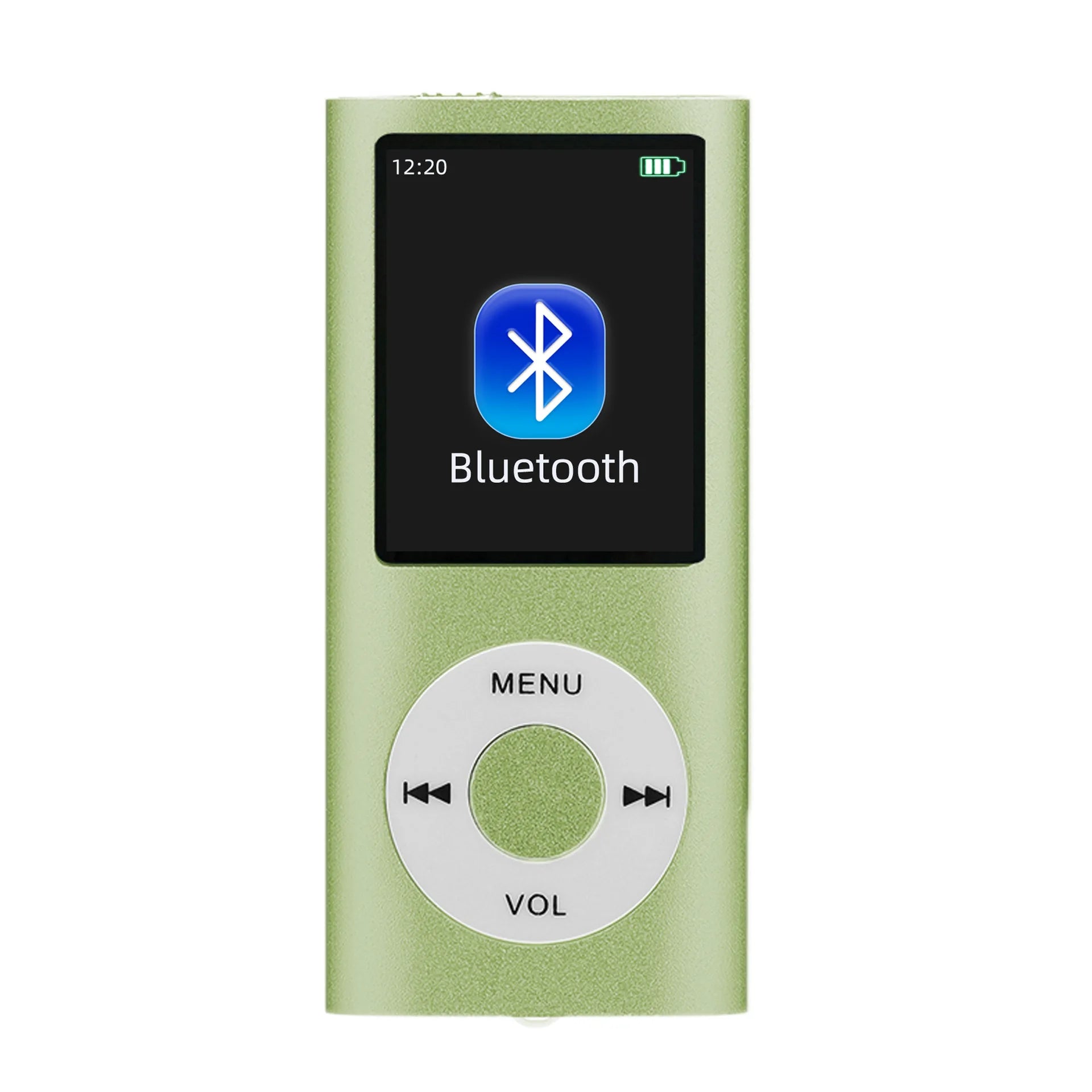 Lecteur MP3 avec écouteurs, câble de données, design élégant, multifonctionnel, son sans perte, écran LCD mince de 1,8 pouces, lecteurs de musique MP3 portables