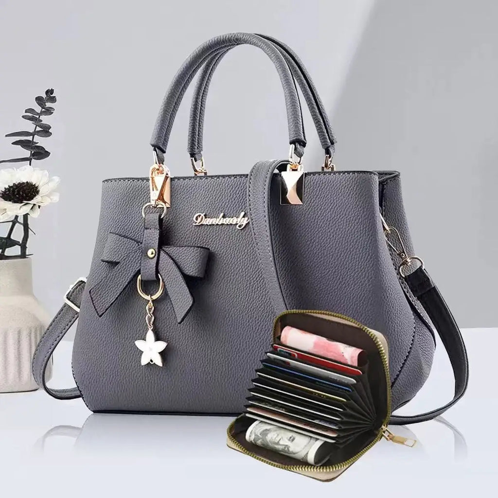 Nouveau sac coréen tendance automne et hiver avec nœud pour femme, sac à bandoulière portable, sac messager, sac killer, sac de maman, grande capacité