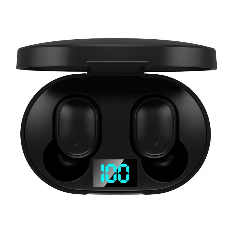 Écouteurs sans fil E6S TWS Écouteurs de sport étanches Bluetooth 5.0 Casque stéréo avec microphone pour iPhone Xiaomi Vivo Oppo