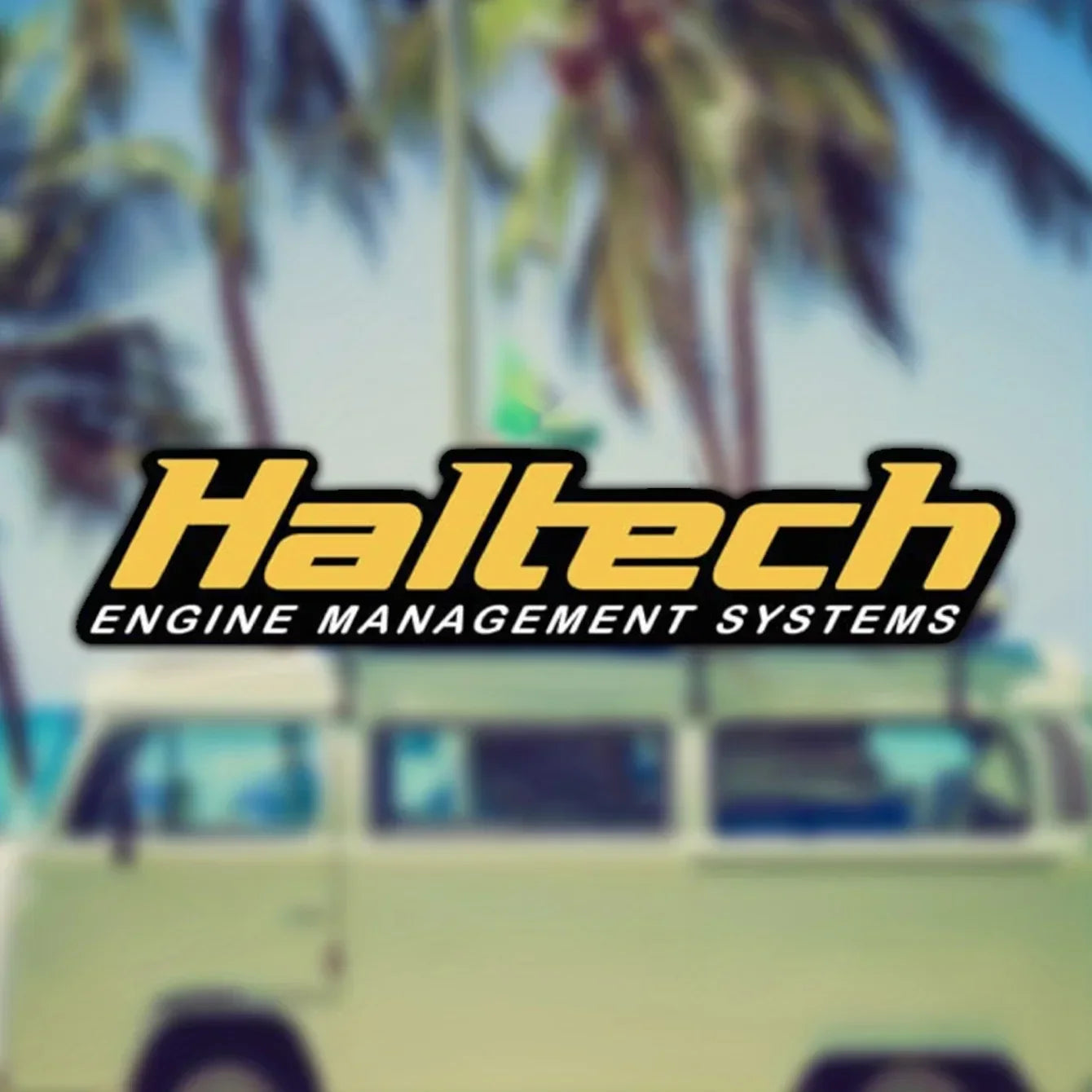 1 autocollant tendance de la marque Haltech, design accrocheur pour la personnalisation de véhicules, parfait pour les passionnés de tuning