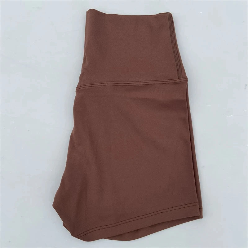 Short de sport pour femmes, shorts de yoga, shorts de sport taille haute, leggings courts d'entraînement, pantacourts de fitness, cyclisme de course, vêtements de sport doux et ajustés
