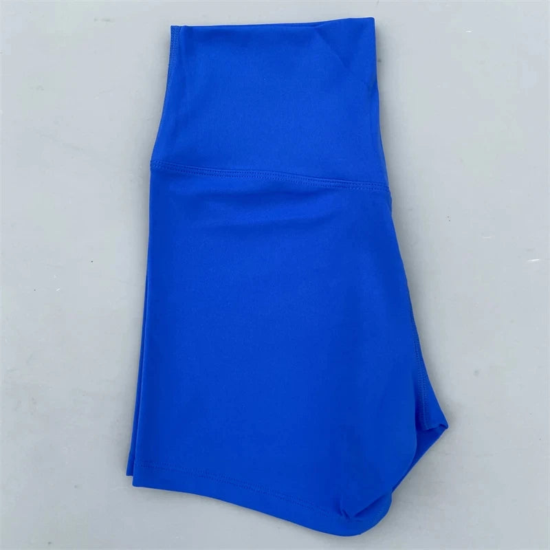 Short de sport pour femmes, shorts de yoga, shorts de sport taille haute, leggings courts d'entraînement, pantacourts de fitness, cyclisme de course, vêtements de sport doux et ajustés