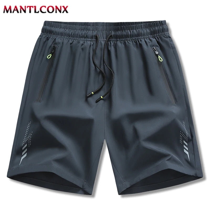 Nouveau short d'été pour homme, short de sport de gym, course, fitness, entraînement, homme, respirant, séchage rapide, cordon de serrage, short pour homme, noir