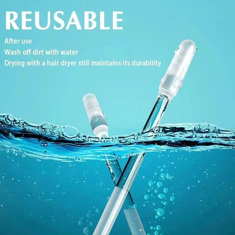 24 Pcs Nettoyeur d'oreilles jetables en silicone, cure-oreilles adhésif pour enfants, personnes âgées, adultes S/L, curette d'oreille adhésive réutilisable
