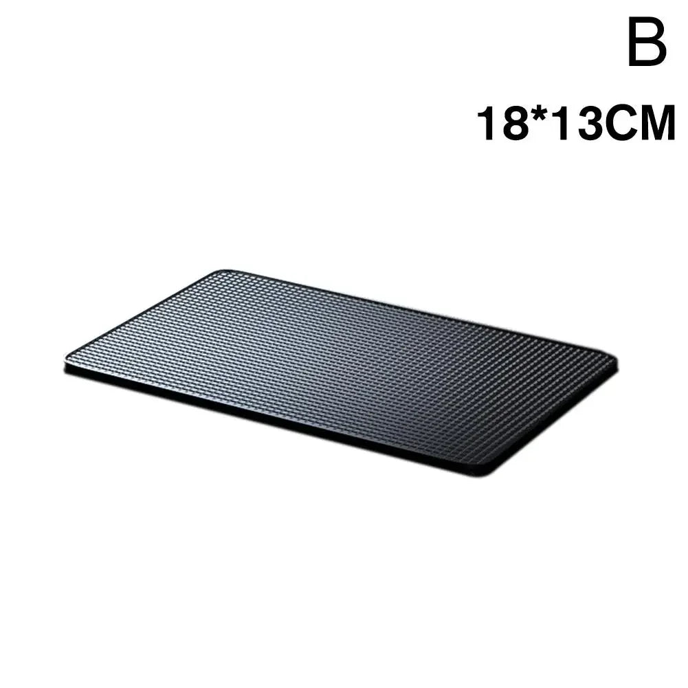 Tableau de bord de nouvelle voiture, tapis antidérapant en PVC noir, support de téléphone automatique, coussinet de gel antidérapant, 3 tailles sont noires.