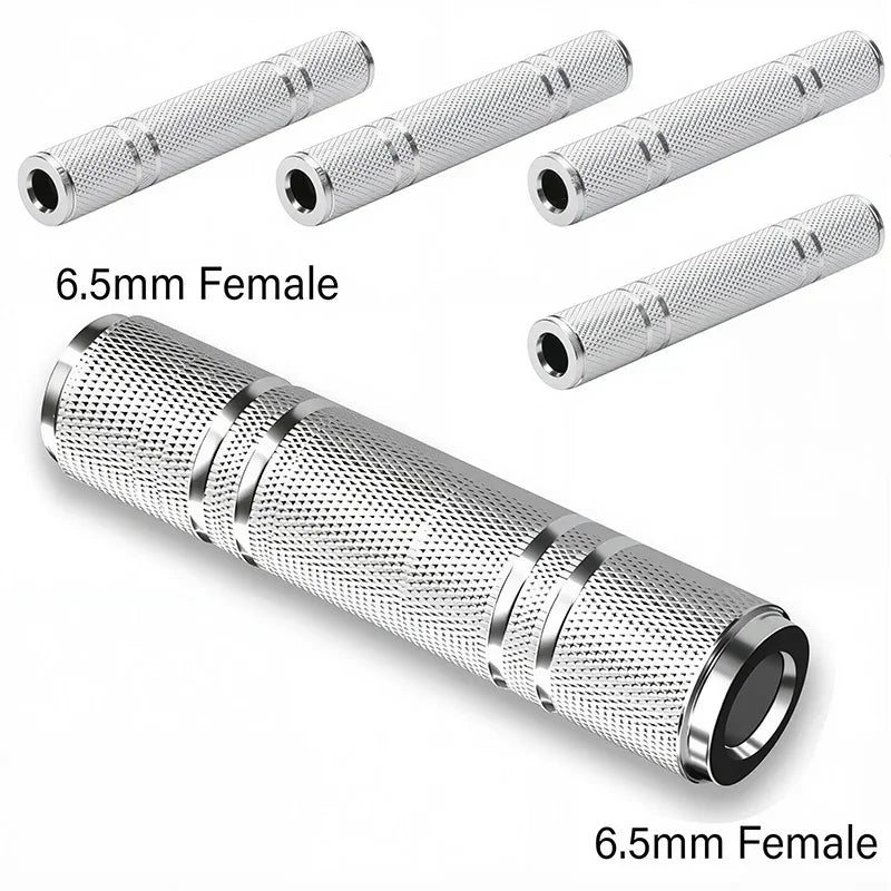5 prises mono stéréo 3,5 mm 6,35 mm vers adaptateur de connecteur jack audio 3,5 mm 6,5 mm pour haut-parleur