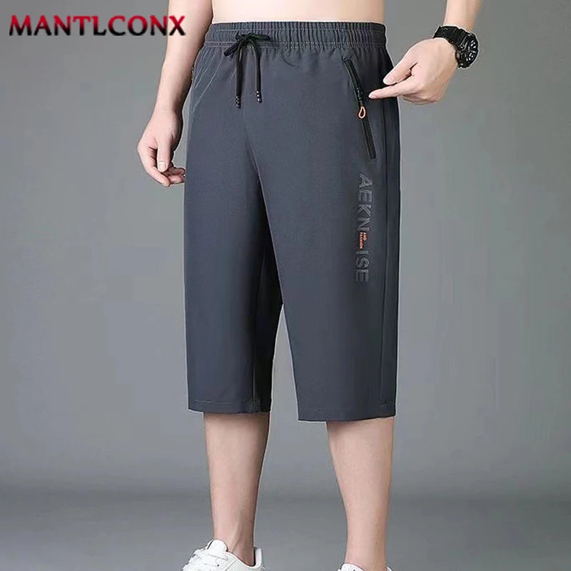 Shorts d'été pour homme, respirants, séchage rapide, taille élastique, décontractés, à la mode, pour le jogging, la course, la gym, le fitness.