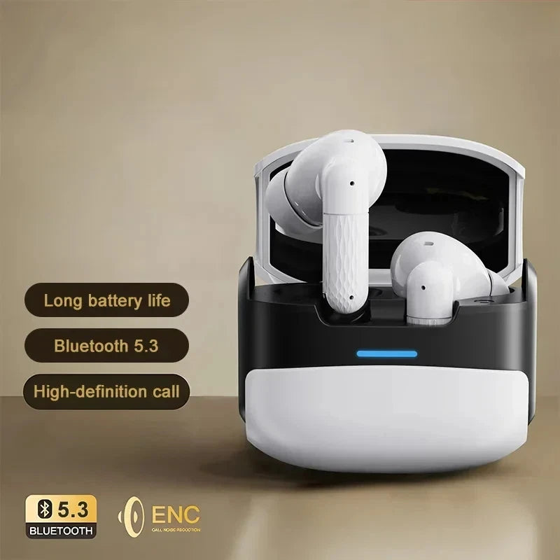 Écouteurs sans fil Bluetooth TWS 5.3 Stéréo Écouteurs Hifi Casque Microphone HD Casques pour Xiaomi W919 iPhone Casque de musique
