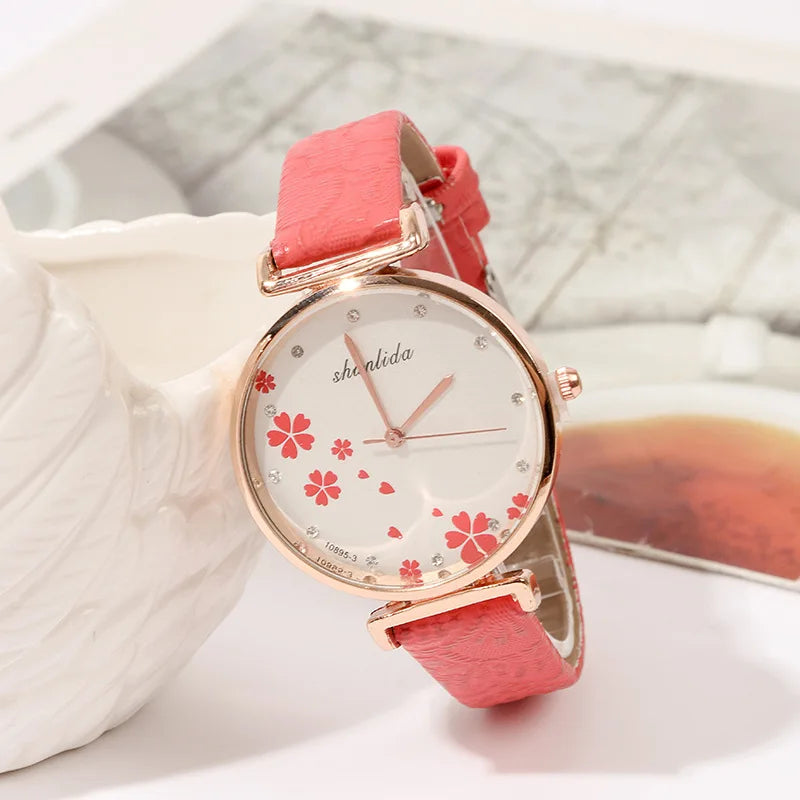 Ladies Watch, Classic Vintage Belt, Niche Student Quartz Watch