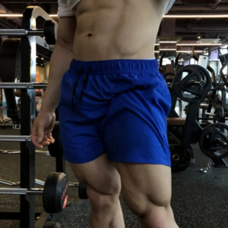 Shorts d'été décontractés grande taille pour hommes, pantalon de plage, sport, course, short droit, pantalon de survêtement fin, short décontracté ample