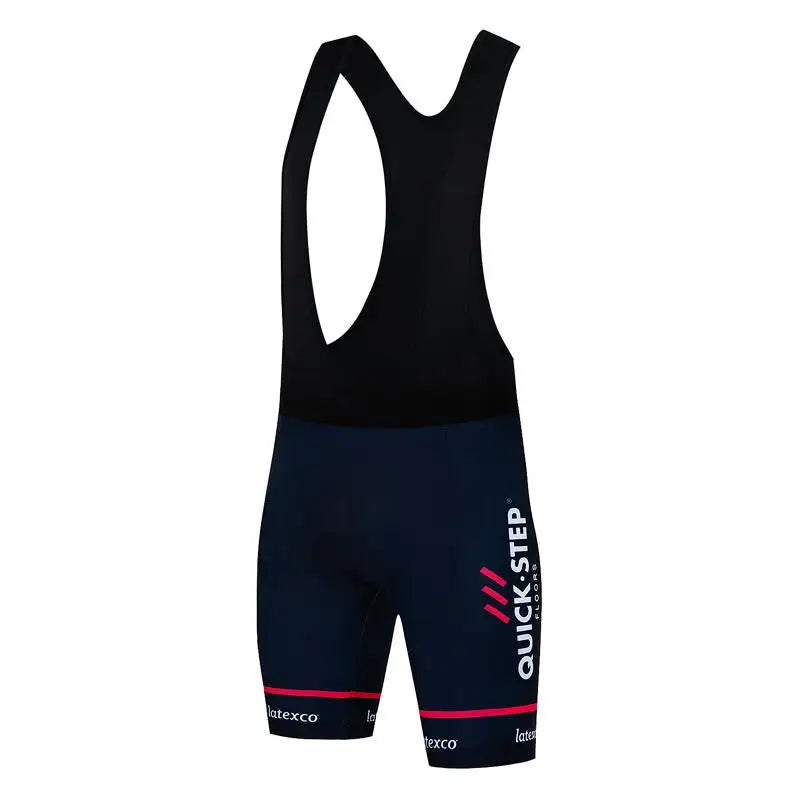 Cuissard à bretelles de cyclisme 2023 QUICK STEP Homme Vélo Plein Air Cuissard rembourré 19D VTT Vélo Cyclisme Cuissard Été Séchage Rapide