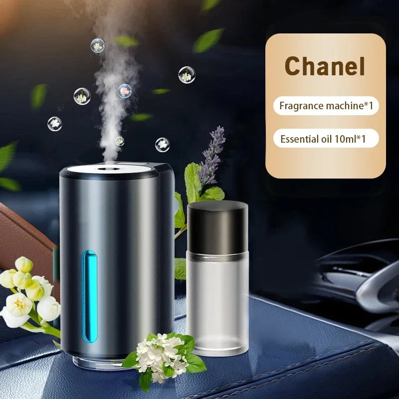 Diffuseur de parfum électrique pour voiture, diffuseur d'arômes automatique pour voiture, humidificateur de brume d'huile essentielle pour grille d'aération de voiture, diffuseur d'aromathérapie