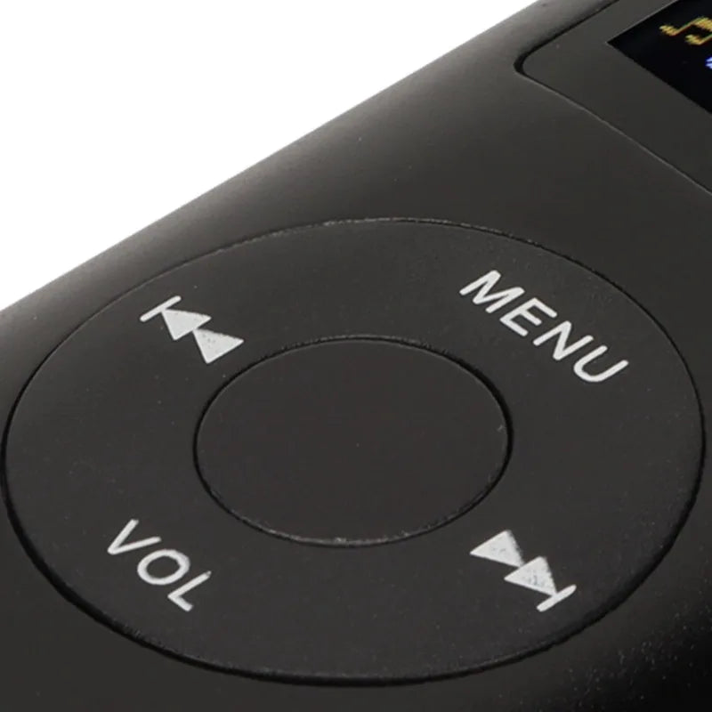 Lecteur MP3 avec écouteurs, câble de données, design élégant, multifonctionnel, son sans perte, écran LCD mince de 1,8 pouces, lecteurs de musique MP3 portables