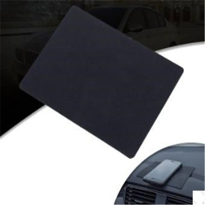 Grand tapis adhésif antidérapant en PVC pour tableau de bord de voiture, tapis de rangement antidérapant en silicone, tampon adhésif antidérapant pour support de téléphone et de clés