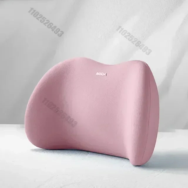 Support lombaire de voiture, protection de la taille, coton à mémoire de forme respirant, appui-tête universel toutes saisons, coussin de protection du cou