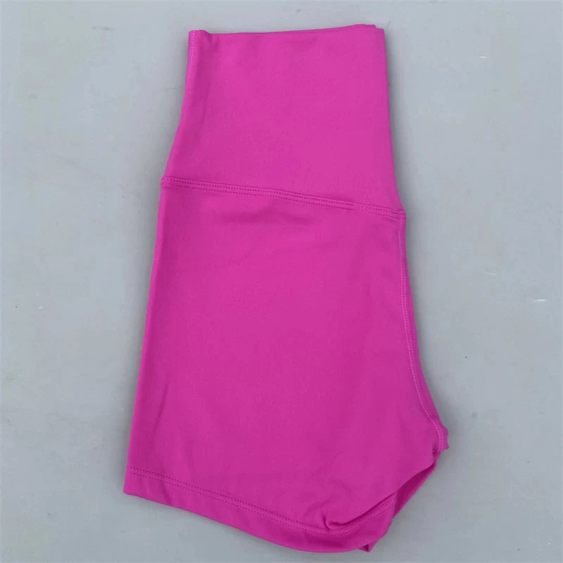 Short de sport pour femmes, shorts de yoga, shorts de sport taille haute, leggings courts d'entraînement, pantacourts de fitness, cyclisme de course, vêtements de sport doux et ajustés