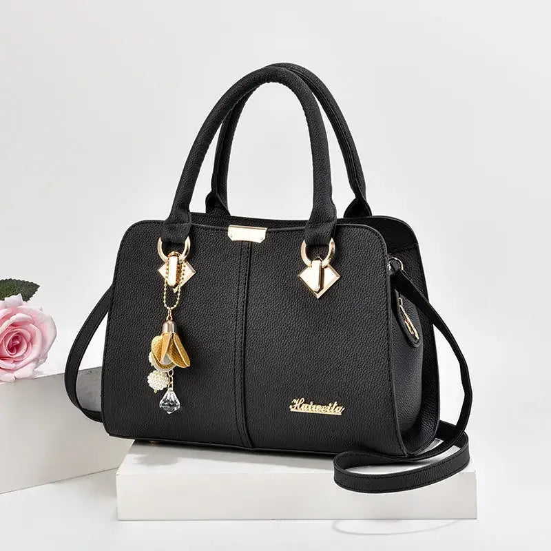 Nouveau sac à bandoulière pour femme, grande capacité, sac à main pour femme, sac à bandoulière en PU, sac seau portable, sacs messager pour dames, sacs cabas