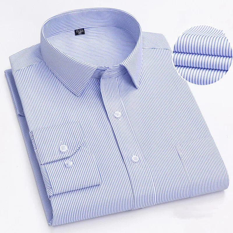 BAMBOOPLE Chemises à manches longues décontractées pour hommes, imprimé tendance, coupe standard, boutonnées, douces, pour homme, bureau, affaires, nouveau choix AE