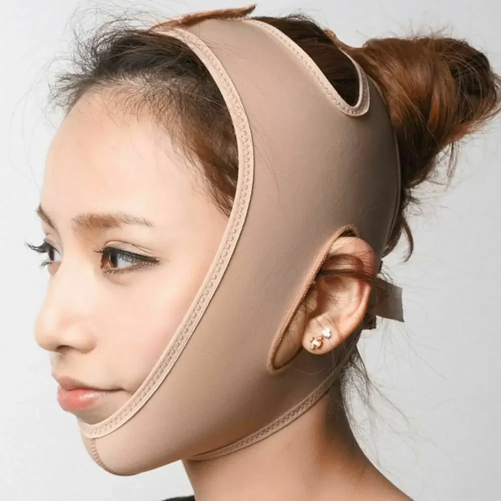 Bandeau amincissant élastique pour le visage, pour femme, pour le menton et les joues, ceinture de levage, sangle faciale anti-rides, outils d'amincissement du visage.