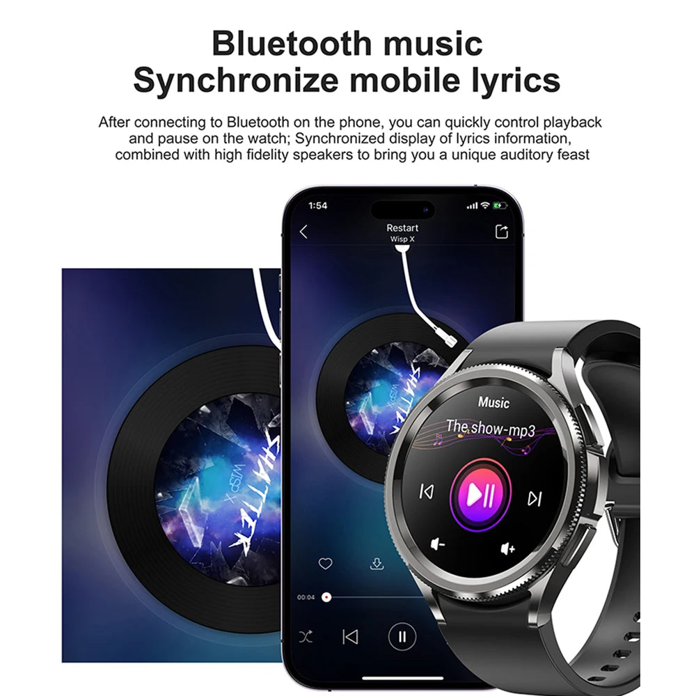 2025 Nouvelle montre connectée intelligente 6 pour hommes, sports de plein air, plus de 100 modes sportifs, montre étanche IP68, écran HD AMOLED, Smartwatch Android IOS