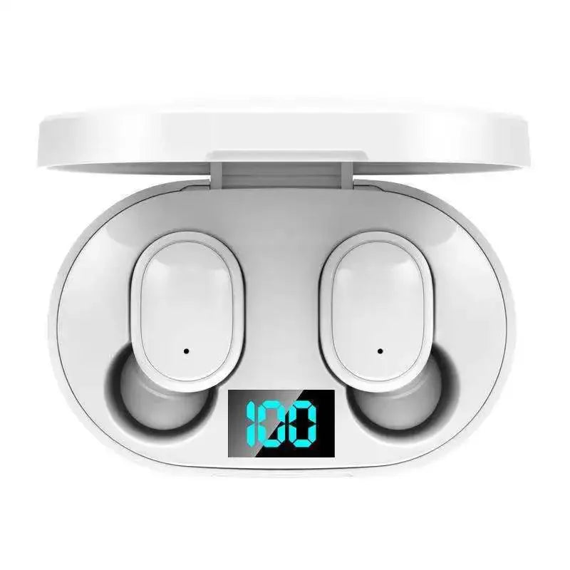 Écouteurs sans fil E6S TWS Écouteurs de sport étanches Bluetooth 5.0 Casque stéréo avec microphone pour iPhone Xiaomi Vivo Oppo