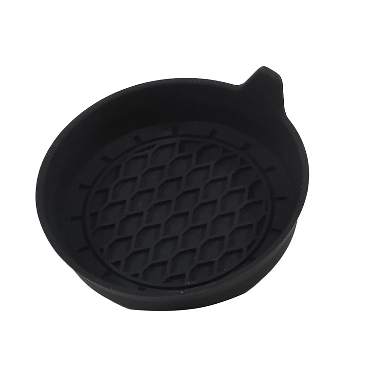 Sous-verre de voiture en silicone souple de 8 cm de diamètre, porte-gobelet antidérapant, étanche, antidérapant et anti-déversement, accessoires intérieurs automobiles universels.