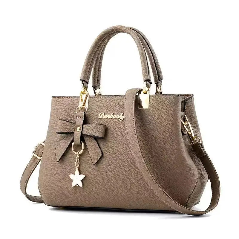 Nouveau sac coréen tendance automne et hiver avec nœud pour femme, sac à bandoulière portable, sac messager, sac killer, sac de maman, grande capacité