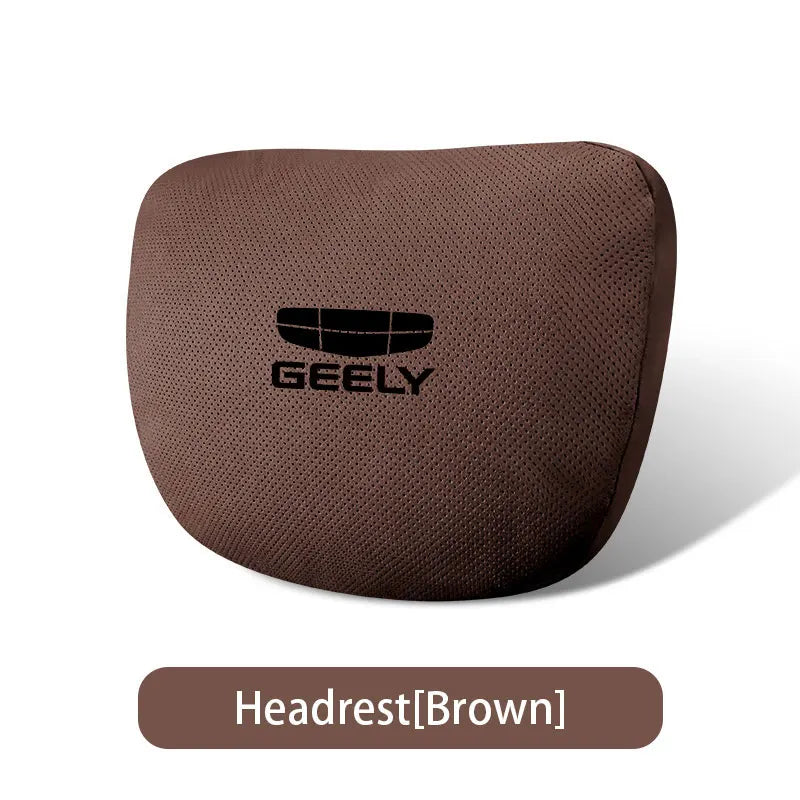 Oreiller de Cou de Voiture, Appui-tête de Siège, Oreiller de Soutien Lombaire, Protection de la Colonne Vertébrale pour Geely Coolray 2019-2020 Atlas Boyue NL3 Emgrand X7 EX7 SUV