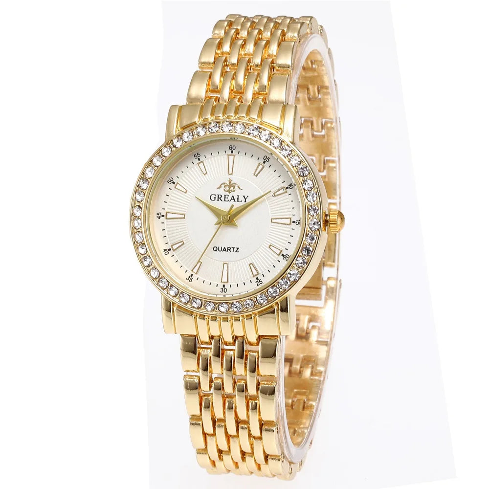 Nouvelles montres décontractées pour femmes, montre de mode de luxe pour amoureux, montre à quartz en acier inoxydable avec strass, cadeau pour hommes et femmes, montre-bracelet d'affaires
