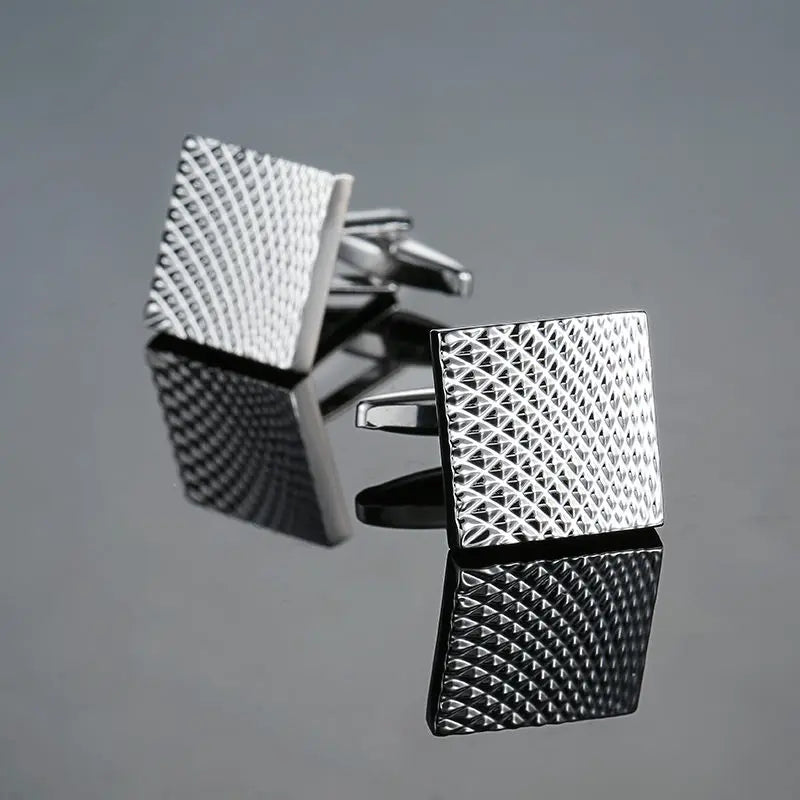 Boutons de manchette originaux de haute qualité pour hommes en cuivre, gravure laser, boutons de manchette de marque pour hommes, accessoires de costume, bijoux de mode