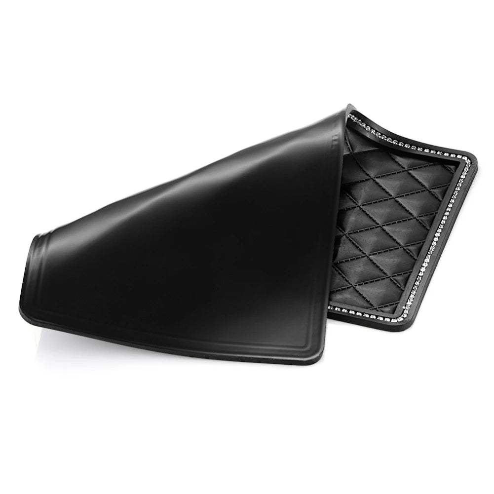 Tapis Antidérapant Magique Pour Téléphone GPS Lunettes De Soleil Ornement De Tableau De Bord Intérieur De Voiture Décoration De Voiture Diamant Coussin Collant Antidérapant Accessoires De Voiture
