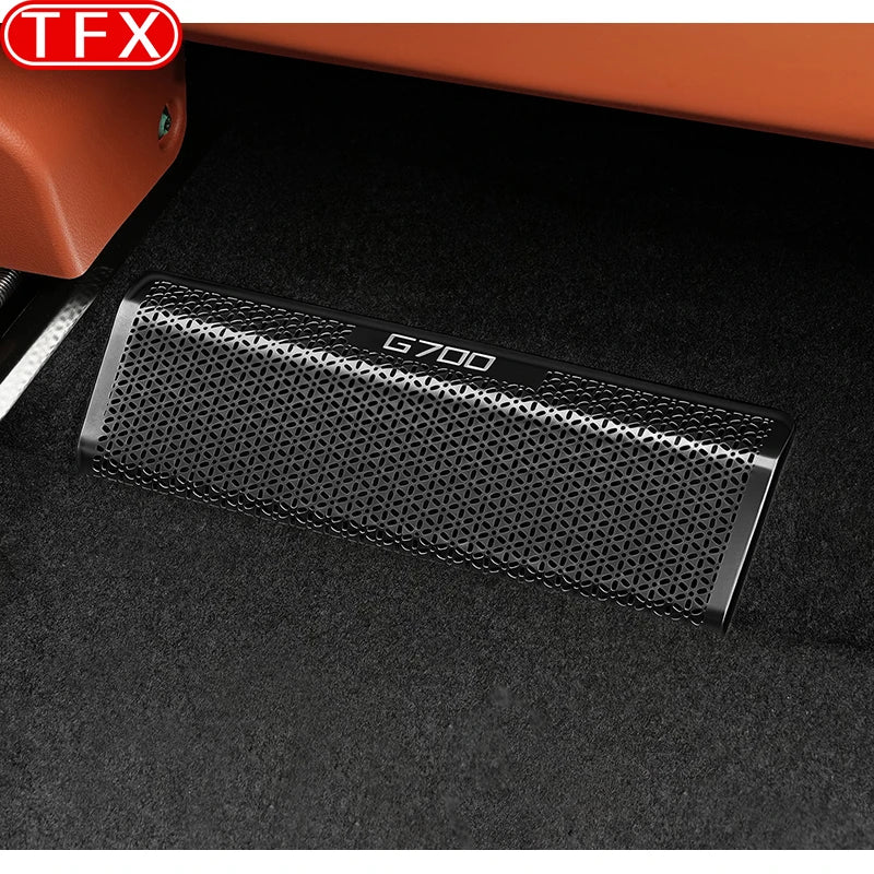 Pour Jetour G700 2025 2026 Cache de protection de sortie d'air sous le siège, accessoires de grille anti-obstruction de ventilation de climatisation