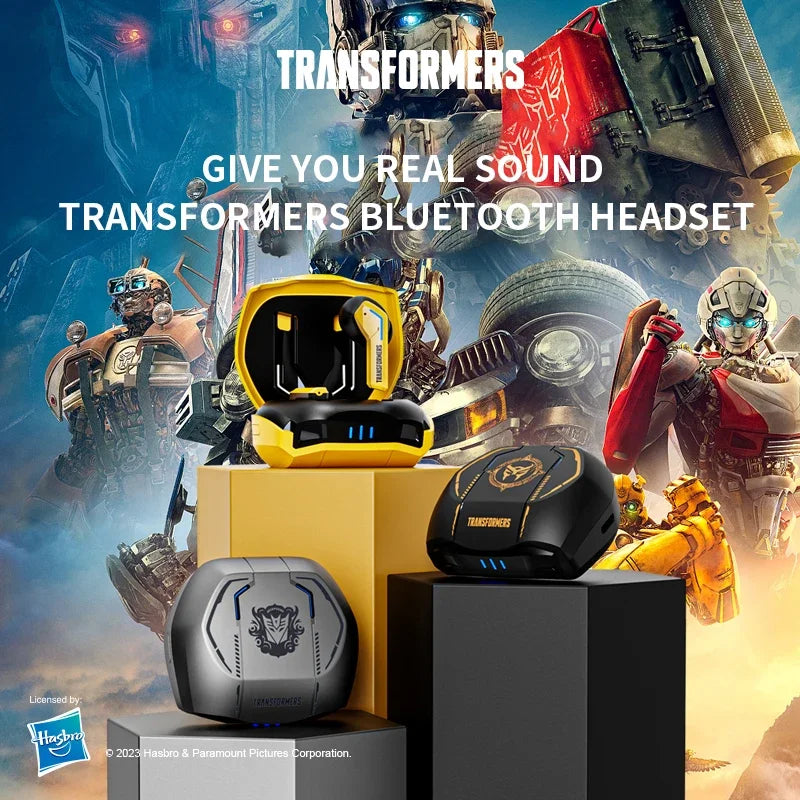 Transformers TF-T06 Bluetooth 5.3 Headset Dual Mode Noise Reduction Earphone for Video Game HIFI Earbuds Stable Connection