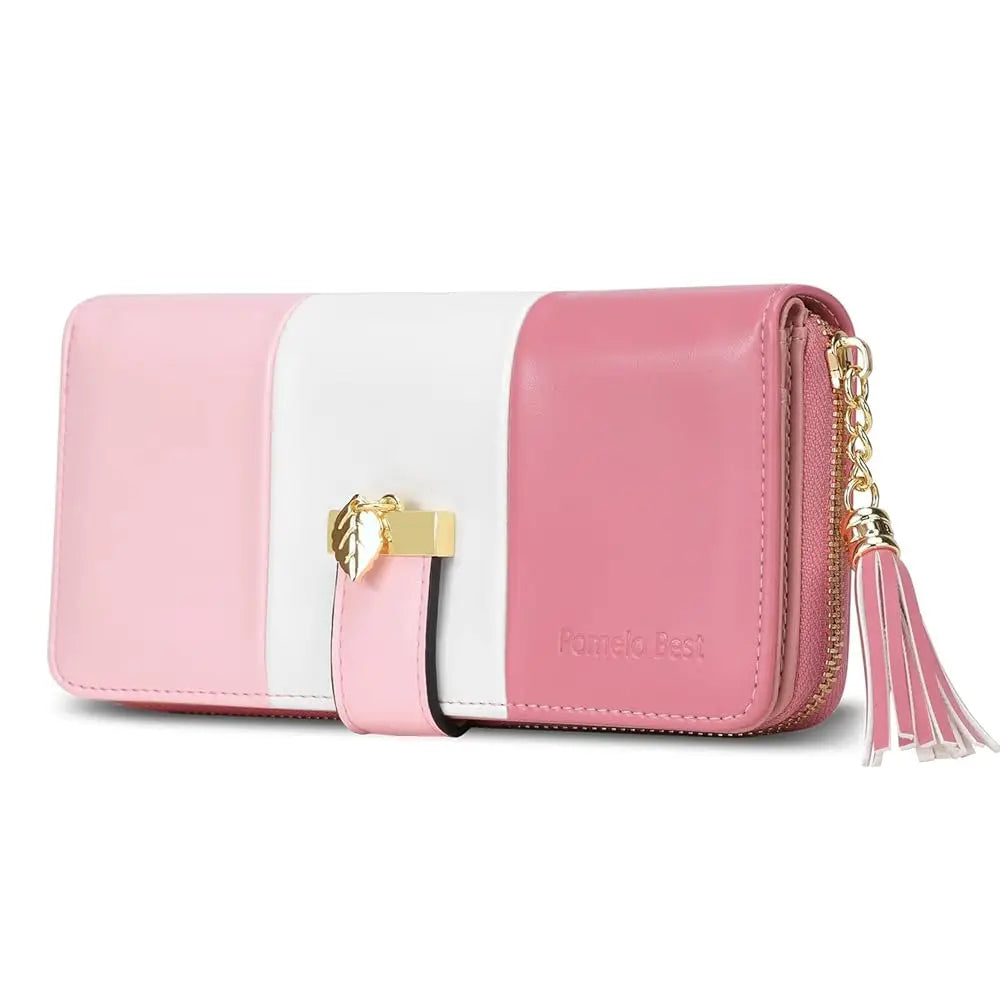 Portefeuilles zippés tendance dernier modèle, grands sacs à main pour femmes, porte-monnaie, portefeuille en cuir PU à 9 emplacements pour cartes