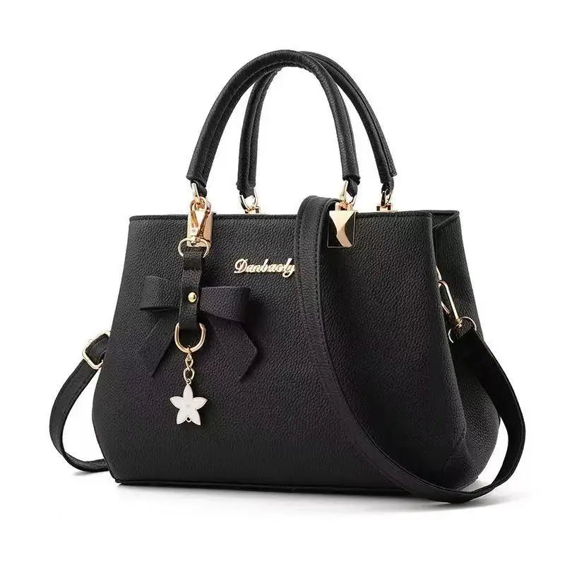 Nouveau sac coréen tendance automne et hiver avec nœud pour femme, sac à bandoulière portable, sac messager, sac killer, sac de maman, grande capacité